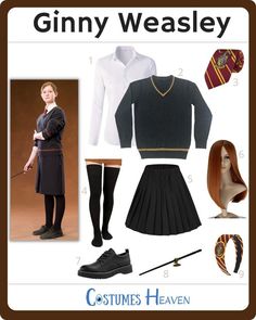 the costume is designed to look like harry potter's uniform