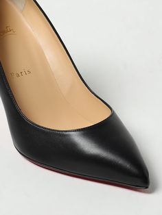 The elegance of Christian Louboutin's Pigalle black shiny nappa leather 85mm pumps is the cabaret spirit incarnate. Named for the designer’s favorite neighborhood in Paris, it is the House’s most iconic style. A go-to pump that's anything but basic, this glossy pointy-toe pair, first introduced in 2004, has a classic heel and timeless last exclusively developed for this sublimely ultra-feminine look. Material : Nappa leather Color : Black Reference : 3160522BK01 Heel height : 85 mm Size Type: IT Leather Court Shoes With Sculpted Heel For Gala, Classic Calf Leather Heels For Party, Luxury Business Court Shoes With Padded Heel, Luxury Calf Leather Evening Court Shoes, Elegant Heels With Red Sole In Calf Leather, Classic Evening Heels With Red Sole, Elegant Calf Leather Heels With Red Sole, Luxury Calf Leather Court Shoes For Evening, Elegant Calf Leather Heels With Red Heels