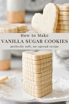 how to make vanilla sugar cookies perfectly soft, no - spread recipe