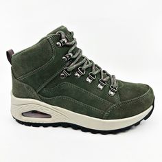 Condition: New Size: Women's 6.5 Material: Synthetic Color: Olive Green Style: Athletic Low-top Sneakers For Hiking In Fall, Low-top Hiking Sneakers For Fall, Low-top Sneakers For Fall Hiking, Casual Hiking Sneakers For Fall, Green Casual Hiking Sneakers, Casual Green Hiking Sneakers, Shoes Green, Shoe Boxes, Style Athletic