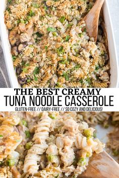 the best creamy tuna noodle casserole recipe