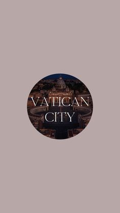 the logo for vaticcan city