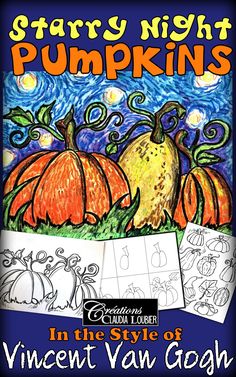 a poster with pumpkins on it and the words cirquilles etoies