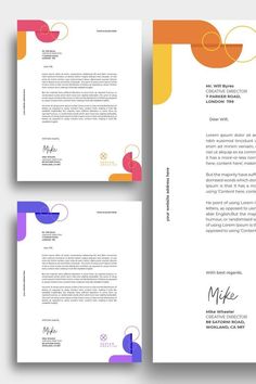 Business Card Letterhead Design, Header Document Design, A4 Letter Design, Minimalist Letterhead Design, Letterhead Graphic Design, Document Header Design, Word Layout Design, Graphic Design Letterhead, A4 Design Layout