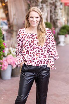 Pair this top with your favorite jeans, leggings, or a skirt for a fashion-forward ensemble that showcases your unique style. Whether you're heading out for a night on the town or looking to make a statement during a casual outing, the Wild Orchid Leopard Layered Top is the perfect choice for adding a pop of boldness and sophistication to your wardrobe.Our Model is wearing Size: Small Material: 100%Polyester Fit: True to Size Trendy Fitted Long Sleeve Top For Fall, Trendy Long Sleeve Top For Fall Night Out, Trendy Long Sleeve Top For Night Out In Fall, Stretch Tops For Night Out In Fall, Stretch Long Sleeve Top For Fall Day Out, Stretch Long Sleeve Top For Day Out In Fall, Trendy Fitted Blouse For Fall, Trendy Fall Blouse For Day Out, Fall Tops For Night Out