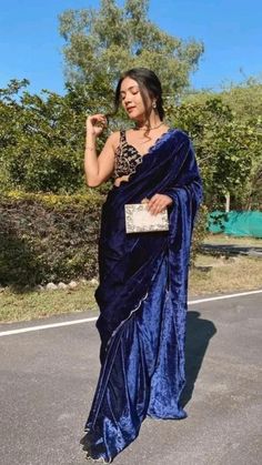 Velvet Saree Look, Black Velvet Saree, Wine Blouse, Cording Embroidery, Floral Dresses With Sleeves, Velvet Saree, Saree Draping Styles, Embroidery Border