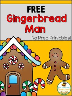 a free gingerbread man no prep printables