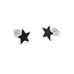 These earrings are handcrafted using sterling silver and then polished to a high shine finish. They will be enameled with in the pastel color of your choice.