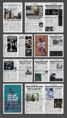 an image of the front page of a news paper with different images and text on it