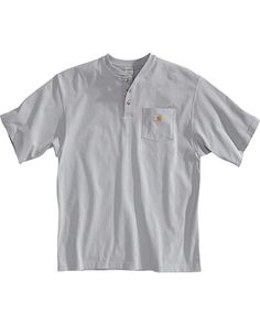 PRICES MAY VARY. Henley collar with three-button front Loose Fit t-shirts are cut larger with a roomier fit in the chest and shoulders Loose Fit, previously known as Original Fit, is a label update in name only. Loose and Original size and fit remains the same. Stock may vary in labeling Previous Product Name: K84 Workwear Pocket Short-Sleeve Henley Left-chest pocket with sewn on Carhartt label Carhartt Shirts, Carhartt Workwear, Henley T Shirt, Carhartt Mens, Henley Shirts, Shorts With Pockets, Fit In, Chest Pocket, Cool Shirts