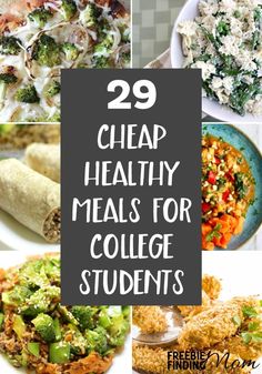 the top 25 cheap healthy meals for college students