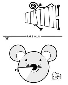 a cartoon mouse with the words fake kalbi and an image of a rat