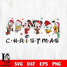 mickey mouse christmas svg dxf eps png cut file for cricut