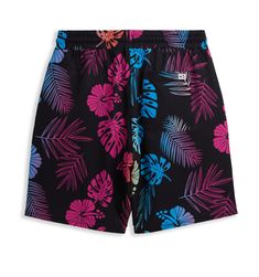 The Swim 9” Lined Board Short is a new-longer cut of our favorite 7” board short featuring a new contrasting swim liner. Styled like bike shorts-meet-board-meet-beach, this look is layered and playful. Shell: 98% recycled polyester; 2% spandex OEKO-TEX®-certified fabric Lining: 88% polyester; 12% spandex 2-in-1 with full fitted short liner in black Drawstring no-roll elastic waist Machine wash cold, Machine dry low temperature or hang dry UV Protection, UPF 50 Recycles 8 plastic water bottles in Tropical Style Swim Trunks With Built-in Shorts, Tropical Print Swim Shorts, Hawaiian Surfing Shorts, Tropical Multicolor Short Length Swimwear, Multicolor Hawaiian Style Shorts, Tropical Multicolor Swim Trunks With Built-in Shorts, Tropical Short Swimwear For Surfing, Tropical Short Length Swimwear For Surfing, Casual Bermuda Swim Trunks For Swimming