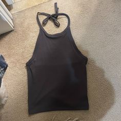 Never Worn! Halter Neck Ties So It Is Adjustable. Super Soft Material! Casual Solid Cotton Halter Top, Casual Solid Color Cotton Halter Top, Neck Ties, Halter Neck, Soft Material, Neck Tie, American Eagle Outfitters, American Eagle, Womens Tops