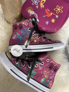 Encanto Shoes, Custome Ideas, Personalized Converse, Christmas Photography Family, Encanto Birthday, Castle Bedroom