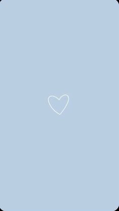 a blue square with a white heart on it