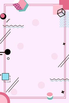 an abstract pink background with geometric shapes and lines on the bottom right corner, along with dots in the middle