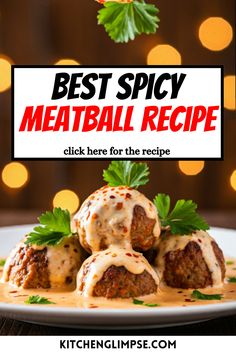 Looking for bold flavors? This easy spicy meatball recipe is bursting with heat, making it the perfect dish for any meal! #SpicyMeatballs #MeatballRecipe #QuickMeals #SpicyFood #EasyDinner #ComfortFood #FlavorfulRecipes Venison Meatball Recipes, Spicy Meatballs Recipe, Crock Pot Inspired Meatball Recipes, Spicy Meatball, Clean Eating Snack Recipes, Juicy Meatballs, Spicy Meatballs, Roasted Vegetables Oven