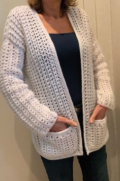 crochet cardigan pattern, tiny chains cardi Wrapped In Tiny Chains Cardigan Pattern, Wrapped In Tiny Chains Cardigan, Crochet Jackets, Crochet Cardigans, Crochet Chain, Quick Crafts, Crochet Shawls, Bake Cookies