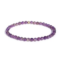 Amethyst Delicate Bracelet - Genuine Amethyst Skinny Bracelet Mosaics Ideas, Virgo Birthstone, Aquarius Jewelry, Intention Bracelets, Best Crystals, Dainty Style, Preppy Jewelry, Amethyst Healing, Purple Quartz