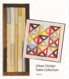 the urban design table collection is featured in this catalog for quilts and other crafts