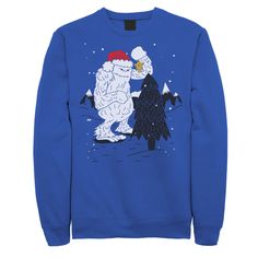 Decorate your holiday wardrobe with this men's yeti ornament sweatshirt. Crewneck Long sleevesFABRIC & CARE Cotton, polyester Machine wash Imported Decorate your holiday wardrobe with this men's yeti ornament sweatshirt. Licensed Character Decorate your holiday wardrobe with this men's yeti ornament sweatshirt. Size: XL. Color: Med Blue. Gender: male. Age Group: adult. Material: Fleece. Reptilian Monster, Star Wars Tauntaun, Snow Creatures, Yeti Christmas, Comic Portrait, Tree Star, Christmas Tree Star, Dallas Stars, Sweatshirt Crewneck