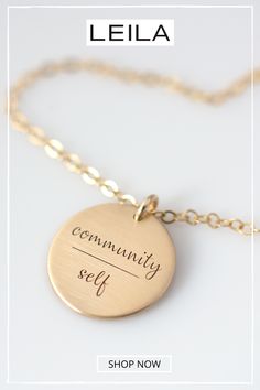 Inspirational quote jewelry, quote necklace, Inspirational Necklace.   #leilajewelry #inspirationaljewelry #jewelry   #motivationaljewelry #inspirationaljewelry Gold Charm Necklaces With Engraving Option For Everyday, Gold Charm Necklace With Engraving Option, Personalized Symbolic Necklaces For Everyday, Gold Custom Necklace With Engraving Option, Meaningful Gold Jewelry With Engraving Option, Gold Jewelry With Engraving Option, Quote Necklace, Motivational Jewelry, Gold Initial Necklace