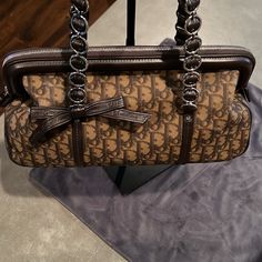 This Is A Vintage Dior That Looks Brand Newno Calloutspristine Inside & Outcomes W/Coa & Dior Dustbagi Really Want To Keep This So My Price Is Firm Buy W/Extreme Confidenceseller(Read All My Amazing Reviews)Posh Ambassador 2fast Shipperand I Always Send Gifts W/Every Purchase Black Designer Bag, Dior Vintage Bag, Black Designer Bags, Christian Dior Bag, Louis Bag, Dream Bags