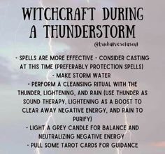 Thunderstorm Witchcraft, Thunderstorm Magic, Witchcraft Art Drawing, Weather Magick, Witch Tips, Spells For Beginners, Wiccan Magic, Witch Spirituality, Magic Spell Book