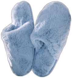 Soft Blue Winter Slippers, Blue Cozy Slippers For Winter, Comfortable Soft Blue Slippers, Soft Blue Indoor Slippers, Comfortable Blue Winter Slippers, Cozy Blue Winter Slippers, Blue Fog, Cozy Slippers, Faux Fur Slippers