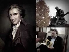 three pictures of men in suits and ties, one with a book on his lap