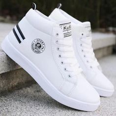 Ankle Shoes Men, White Sport Shoes, High Top Shoes Men, Sneakers High Top, Boots Shoe, Male Shoes, Ankle Boots Leather, Sport Shoes Fashion, Warm Boots