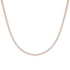 Adina Eden Tennis Choker | Adina Eden's Jewels Elegant Diamond Link Necklace With Adjustable Chain, Elegant Link Diamond Necklace With Adjustable Chain, Elegant Diamond Necklace With Link Chain, Elegant Cable Chain Necklace For Wedding, Elegant Rose Gold Chain Necklace For Formal Events, Elegant Wedding Cable Chain Necklace, Classic Rose Gold Diamond Necklace With Clavicle Chain, Classic Rose Gold Diamond Clavicle Necklace, Classic Tennis Choker Necklace For Formal Occasions