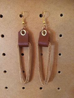 Earrings Handmade Leather, Leather Earrings Diy, Boho Leather Jewelry