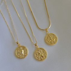 Zodiac coin necklace. Wear it on it's own or layer it. Pendant details: * Material: non tarnish gold filled, CZ* Measurements: 1'H 0.7'W Chain length: 18' + 2' extenderChain: non tarnish gold filledComes in our gift ready packaging: vegan leather pouch for safe jewelry storing and branded box ZODIAC DATES:Aries: March 21-April 19Taurus: April 20-May 20Gemini: May 21-June 20Cancer: June 21-July 22Leo: July 23-August 22Virgo: August 23-September 22Libra: September 23-October 22Scorpio: October 23- 21 June, Zodiac Dates, 23 September, 23 August, 21 July, Zodiac Necklace, September 23, October 23, Medallion Necklace