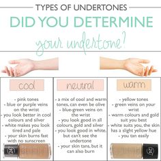 How to Determine your Skin's Undertone - Mateja's Beauty Blog Winter Undertone, Yellow Undertone Skin, Micro Blading, Purple Veins, Green Veins, Colour Analysis