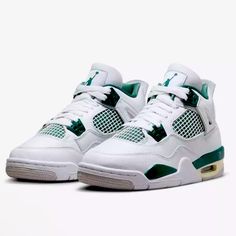 Send Offers. I May Accept. Brand New Never Worn Or Tried On 100% Authentic From Nike Sold Out Everywhere Shoes For School Nike, Oxidized Green Jordan 4 Outfit, Nike Clothing, Emerald Green Shoes, Ella Shoes, Sneakers Nike Jordan, Green Jordans, Shoes For School, Pretty Sneakers