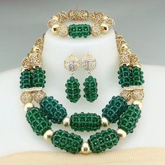 Enhance your bridal look with this classic Nigerian Wedding Bridal Jewelry. The African crystal beads jewelry set adds a touch of elegance and cultural significance to your wedding ensemble, creating a timeless and beautiful look. Crystal Beads Jewelry, African Wedding Jewelry, Crystal Bead Jewelry, Nigerian Wedding, Bridal Look, African Beads, African Wedding, Beads Jewelry, Bridal Looks