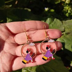 Studio Ghibli Kikis Delivery Service Earrings Ghibli Earrings, Kikis Delivery Service, Kiki Delivery, Kiki's Delivery Service, Hand Crafted Jewelry, Crafted Jewelry, Earrings Color, Delivery Service, Studio Ghibli