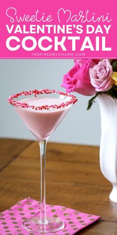 Celebrate love with a Sweetie Martini! Learn how to make a Sweetie Martini with vanilla vodka and a rich chocolate twist. This sweet and easy Valentine’s Day drink is the perfect way to celebrate love. Save this recipe for a fun, delicious cocktail for your romantic evening! Martini With Vanilla Vodka, Vanilla Vodka, Celebrate Love, Romantic Evening, Martini, Vodka, Vanilla, Twist