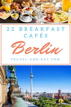 breakfast in berlin, germany with text overlay