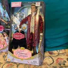 the prince and the pauper doll is in its box