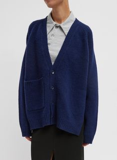 The Soft Lambswool Half Cardigan is a unique take on our classic knit silhouettes, without straying from the function and comfort you know and rely on. Crafted sustainably from soft lambswool, this cardigan features an open back cut out detail—embracing the idea that clothing is meant to be worn—and transcends not only seasons, but trends, earning a coveted spot in our permanent closet rotation. Available in two colorways—Navy and Ivory. Perfectly imperfect, this piece will not only keep you loo Half Cardigan, Shoes Sandals Heels, Shoes Outlet, Top Sales, Jacket Sale, Skirts For Sale, Short Pants, Outerwear Jackets, Denim Skirt