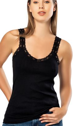 PRICES MAY VARY. You will love these pretty cami tanks. As one of our customer wrote; "these soft cotton camisoles are wonderful, and hard to find." These camis are 100% cotton. They are lightweight and soft. "This camisole is very comfortable. At first I was doubtful it was 100% cotton. It was just sooo soft, but I washed it, and it did shrink. It didn't shrink much, but the shrinkage was noticeable. So, yes, it's cotton. It is also of good quality. I would definitely but this again." Our tank White Crop Tank, Navy Blue Tank Top, White Crop Top Tank, Cotton Camisole, Heavy Sweaters, Lace Straps, Lace Camisole, Tank Top Camisole, Blue Tank Top