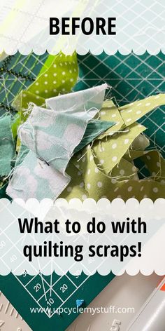 an image of what to do with quilting scraps