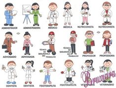 an image of people in different professions