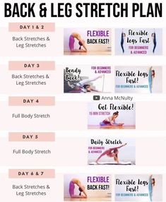 the back and leg stretch plan for beginners to do yoga on their stomachs