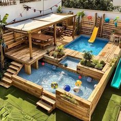 Backyard Pool Landscaping, Backyard Playground, Backyard Diy Projects, Front Porch Ideas, Outdoor Decor Backyard, Backyard For Kids, Dream Backyard, Backyard Fun