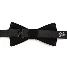 Every man needs a simple black bow tie for formal events, and this one has the added luxury of being crafted from 100% Velvet. Soft, pre-tied, and fully adjustable to fit every size, it can be worn alone or paired with any of our other classic Ox & Bull accessories. The high quality velvet of this bow tie will ensure long-lasting wear while giving a simple and sophisticated look to your wardrobe. Velvet Bow Tie, Black Velvet Bow, Black Bow Tie, Silk Bow Ties, Velvet Bow, Every Man, Black Bow, Ox, Black Velvet